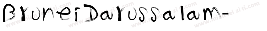 Brunei Darussalam字体转换